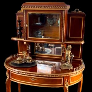 Escritorio – Vitrina francés estilo Luis XVI