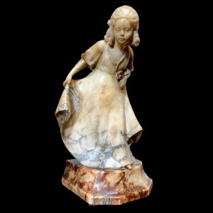 Figura francesa de alabastro