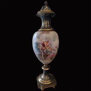 Jarrón de porcelana francés