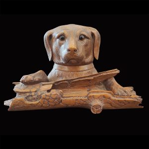 Tintero suizo de madera